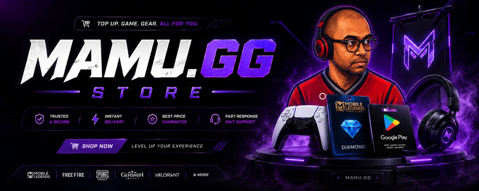 MaMu.GG Store Banner
